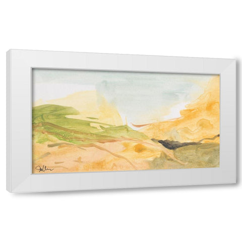 Through the Silence White Modern Wood Framed Art Print by Weiss, Jan