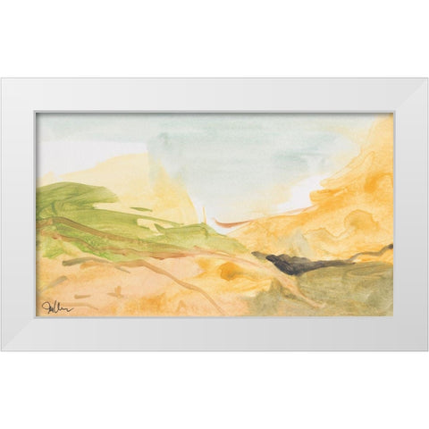 Through the Silence White Modern Wood Framed Art Print by Weiss, Jan