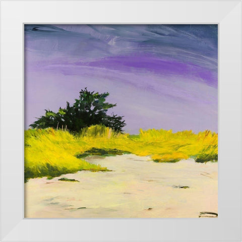 Ever Changing White Modern Wood Framed Art Print by Wakefield, Martha