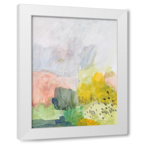 My Heart to Joy White Modern Wood Framed Art Print by Weiss, Jan