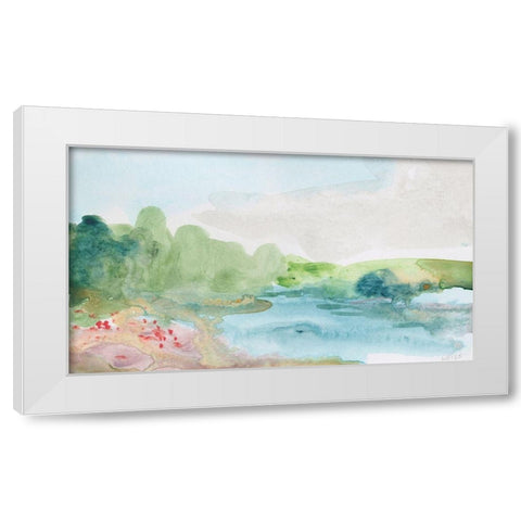 A Dream within a Dream White Modern Wood Framed Art Print by Weiss, Jan