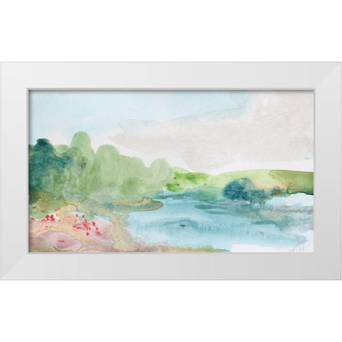 A Dream within a Dream White Modern Wood Framed Art Print by Weiss, Jan