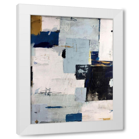 Moments in Time White Modern Wood Framed Art Print by Weaverling, Julie