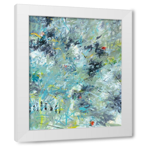 Winter Window White Modern Wood Framed Art Print by Weiss, Jan