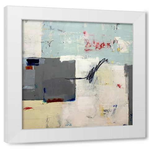 Enduring Spirit White Modern Wood Framed Art Print by Weaverling, Julie