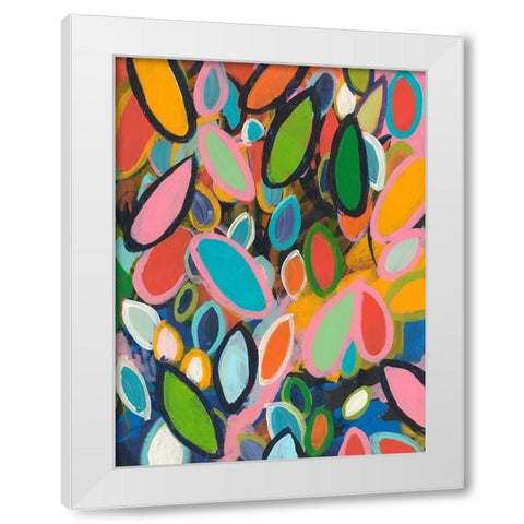 Forest Floor No. 1 White Modern Wood Framed Art Print by Weiss, Jan