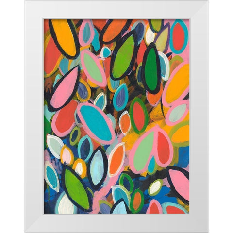Forest Floor No. 1 White Modern Wood Framed Art Print by Weiss, Jan