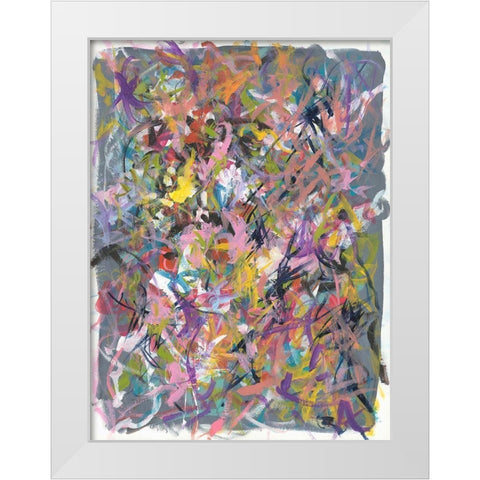 Inside Out No. 1 White Modern Wood Framed Art Print by Weiss, Jan