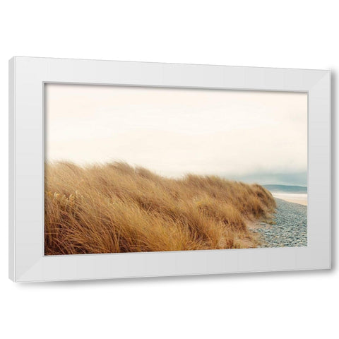 White Oceans 11 White Modern Wood Framed Art Print by Winstanley, Ian