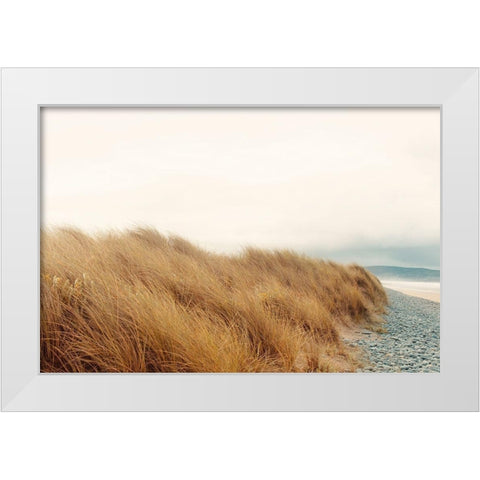 White Oceans 11 White Modern Wood Framed Art Print by Winstanley, Ian