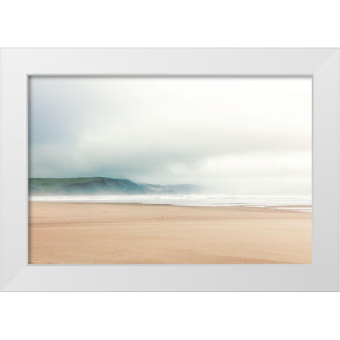 White Oceans 10 White Modern Wood Framed Art Print by Winstanley, Ian