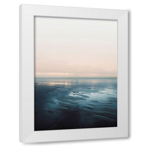 Ocean 29 White Modern Wood Framed Art Print by Winstanley, Ian