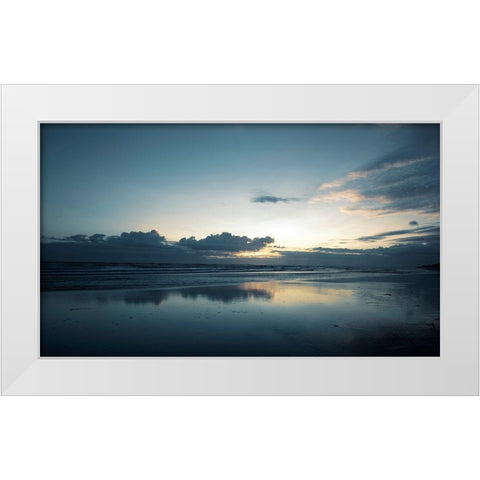 Ocean 23 White Modern Wood Framed Art Print by Winstanley, Ian