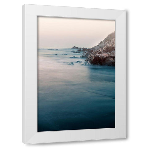 Ocean 3 White Modern Wood Framed Art Print by Winstanley, Ian