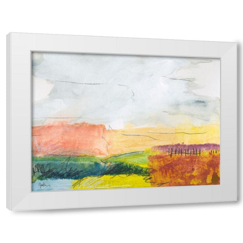 Belonging No. 1 White Modern Wood Framed Art Print by Weiss, Jan