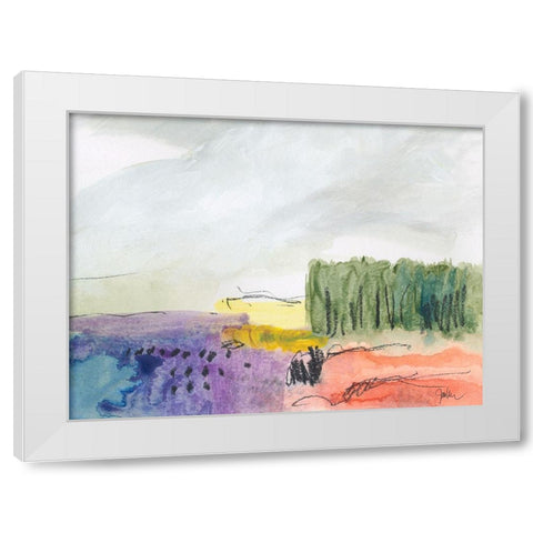 Belonging No. 2 White Modern Wood Framed Art Print by Weiss, Jan