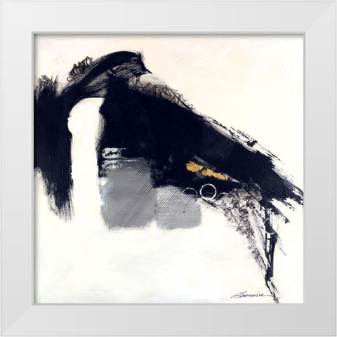 The Homestead White Modern Wood Framed Art Print by Wild, Beau