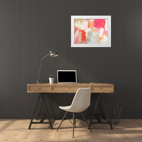 Hopeful Journeys White Modern Wood Framed Art Print by Wild, Beau