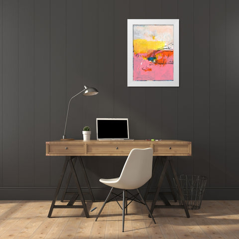 All Was Said and Done No. 2 White Modern Wood Framed Art Print by Weiss, Jan