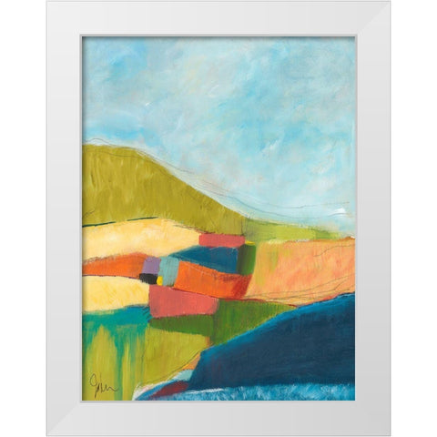 Nature Will Not Tell White Modern Wood Framed Art Print by Weiss, Jan