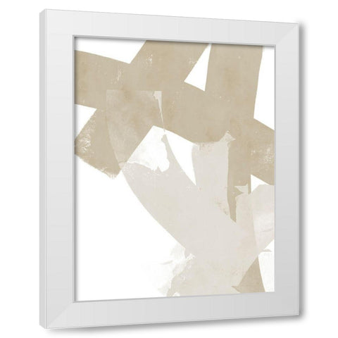 Modern Neutrals No. 2 White Modern Wood Framed Art Print by Wong, Brandon