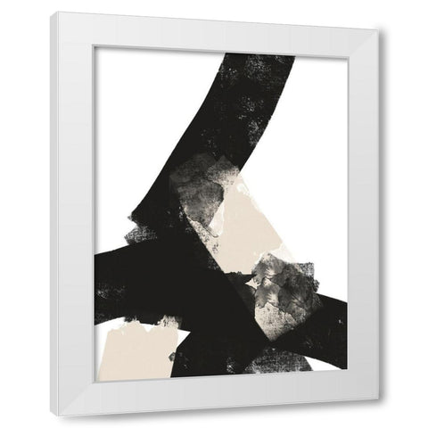 Nordic No. 1 White Modern Wood Framed Art Print by Wong, Brandon