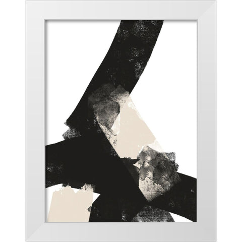Nordic No. 1 White Modern Wood Framed Art Print by Wong, Brandon