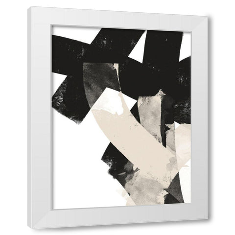 Nordic No. 2 White Modern Wood Framed Art Print by Wong, Brandon