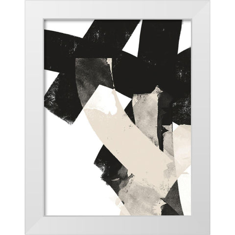 Nordic No. 2 White Modern Wood Framed Art Print by Wong, Brandon