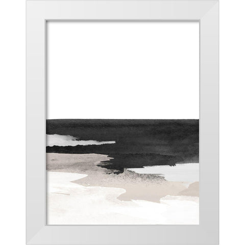 Nordic Landscape No. 1 White Modern Wood Framed Art Print by Wong, Brandon
