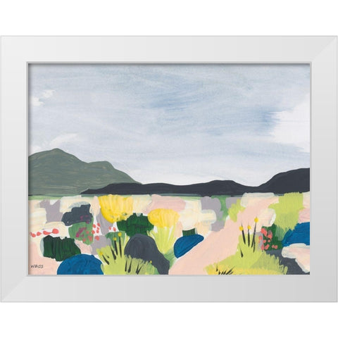 Take Root In The Arid Soil 3 White Modern Wood Framed Art Print by Weiss, Jan