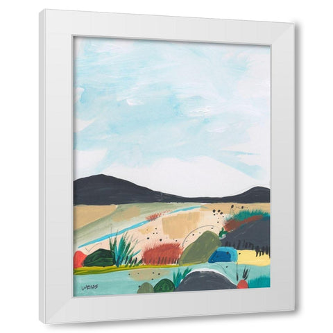 Leaving Behind 1 White Modern Wood Framed Art Print by Weiss, Jan