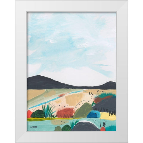 Leaving Behind 1 White Modern Wood Framed Art Print by Weiss, Jan