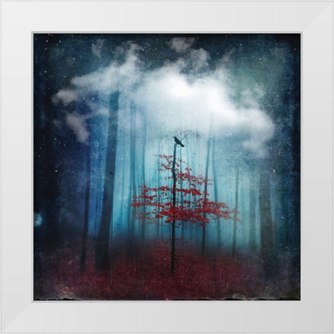 Dream State White Modern Wood Framed Art Print by Wustenhagen, Dirk