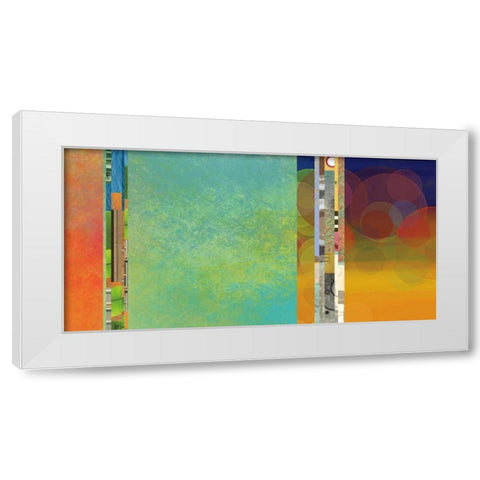 Nighttime One White Modern Wood Framed Art Print by Weiss, Jan