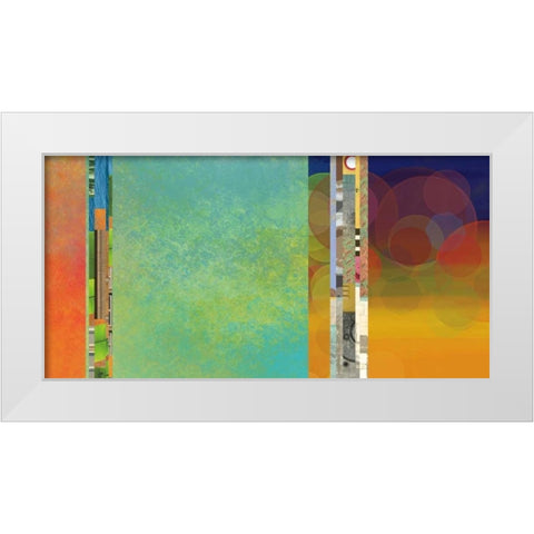 Nighttime One White Modern Wood Framed Art Print by Weiss, Jan