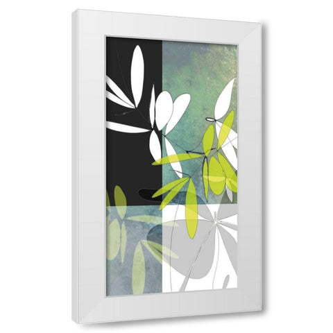 Dusk White Modern Wood Framed Art Print by Weiss, Jan