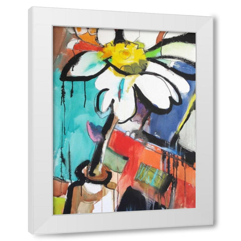 Kitchen Windowsill White Modern Wood Framed Art Print by Weil, Emily