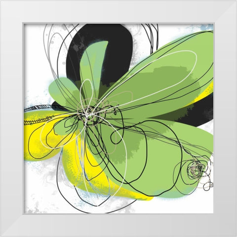 Joyful Soul 1 White Modern Wood Framed Art Print by Weiss, Jan