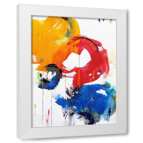 My Mothers Teeth White Modern Wood Framed Art Print by Weil, Emily