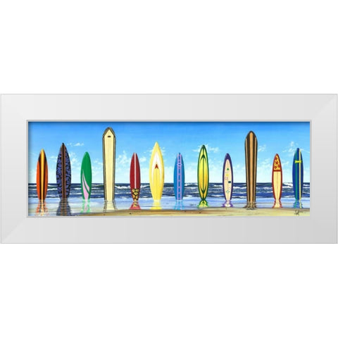 Board Stiff White Modern Wood Framed Art Print by Westmoreland, Scott