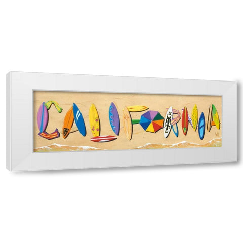 California White Modern Wood Framed Art Print by Westmoreland, Scott