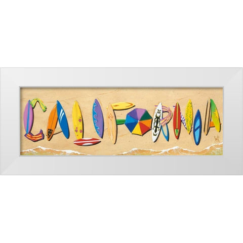 California White Modern Wood Framed Art Print by Westmoreland, Scott