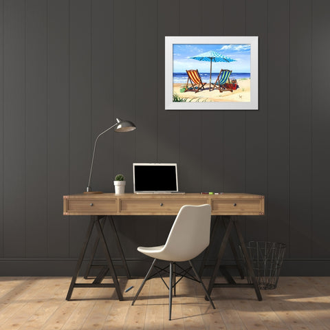 Made in the Shade White Modern Wood Framed Art Print by Westmoreland, Scott