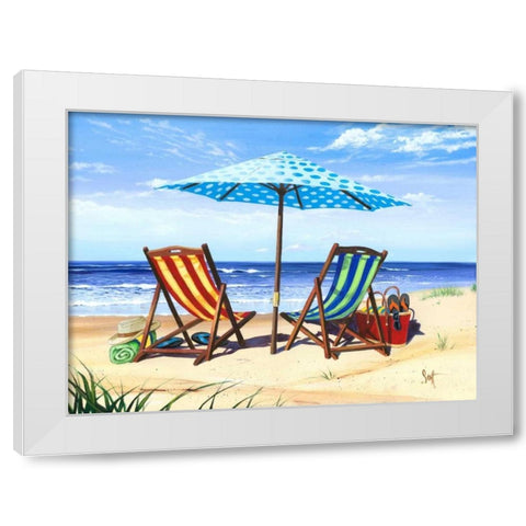Made in the Shade White Modern Wood Framed Art Print by Westmoreland, Scott