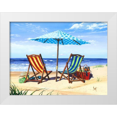 Made in the Shade White Modern Wood Framed Art Print by Westmoreland, Scott