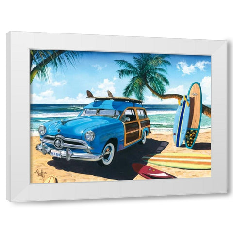 Old Friends White Modern Wood Framed Art Print by Westmoreland, Scott