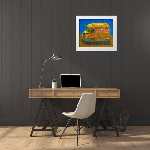 Van Ordinaire Boulangerie White Modern Wood Framed Art Print by Wilson, Duncan