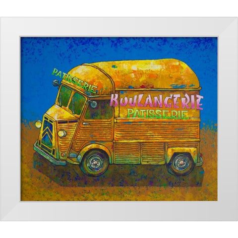 Van Ordinaire Boulangerie White Modern Wood Framed Art Print by Wilson, Duncan