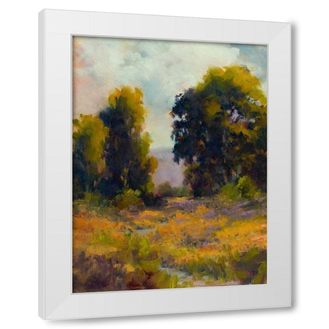 Eucalyptus Path White Modern Wood Framed Art Print by Weil, Alice